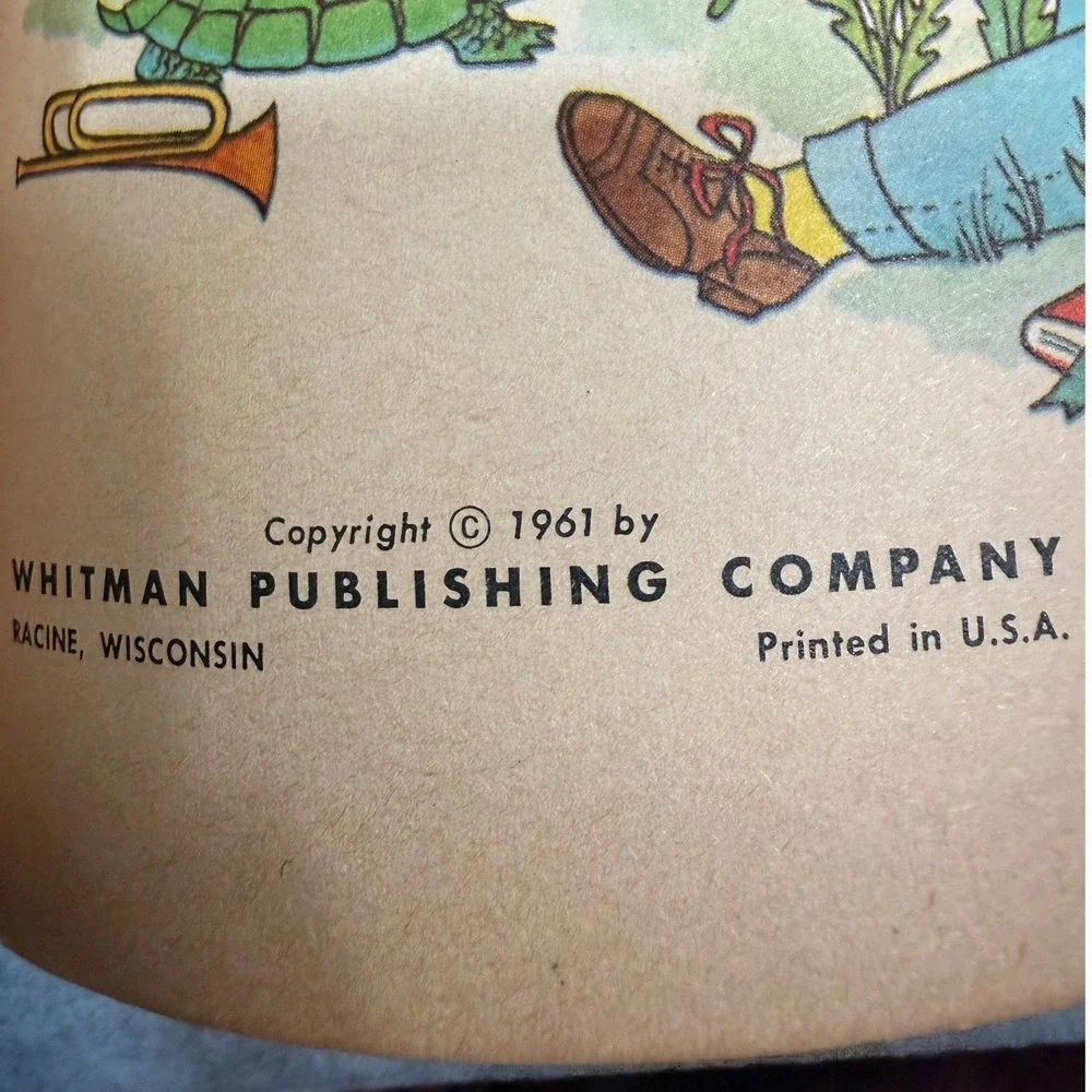 VTG 1961 Whitman Adventures with Words Picture‎ Dictionary School Book Clean